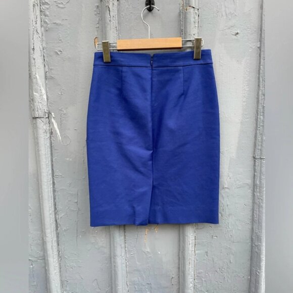 J.Crew No. 2 Pencil Skirt Royal Blue, size 0 - Picture 6 of 13